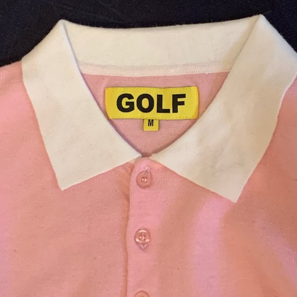 Golf Wang Two Tone Long Sleeve Polo Sweater - Picture 3 of 4